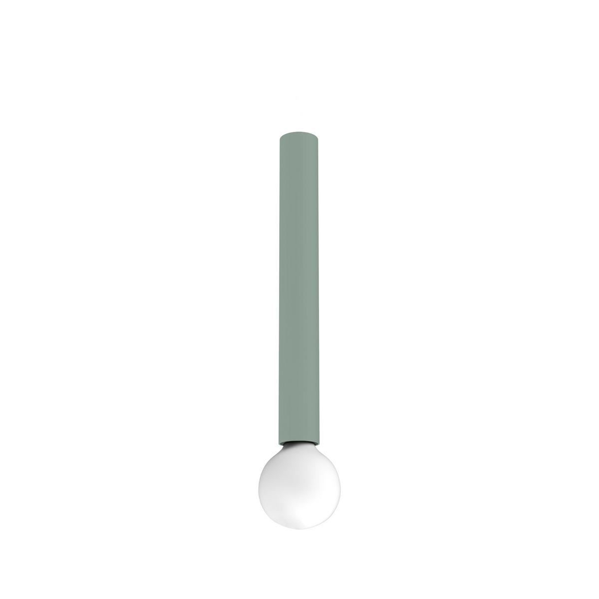 DECKENLEUCHTE - Grün, Metall (6/6/40cm) - Lumicom
