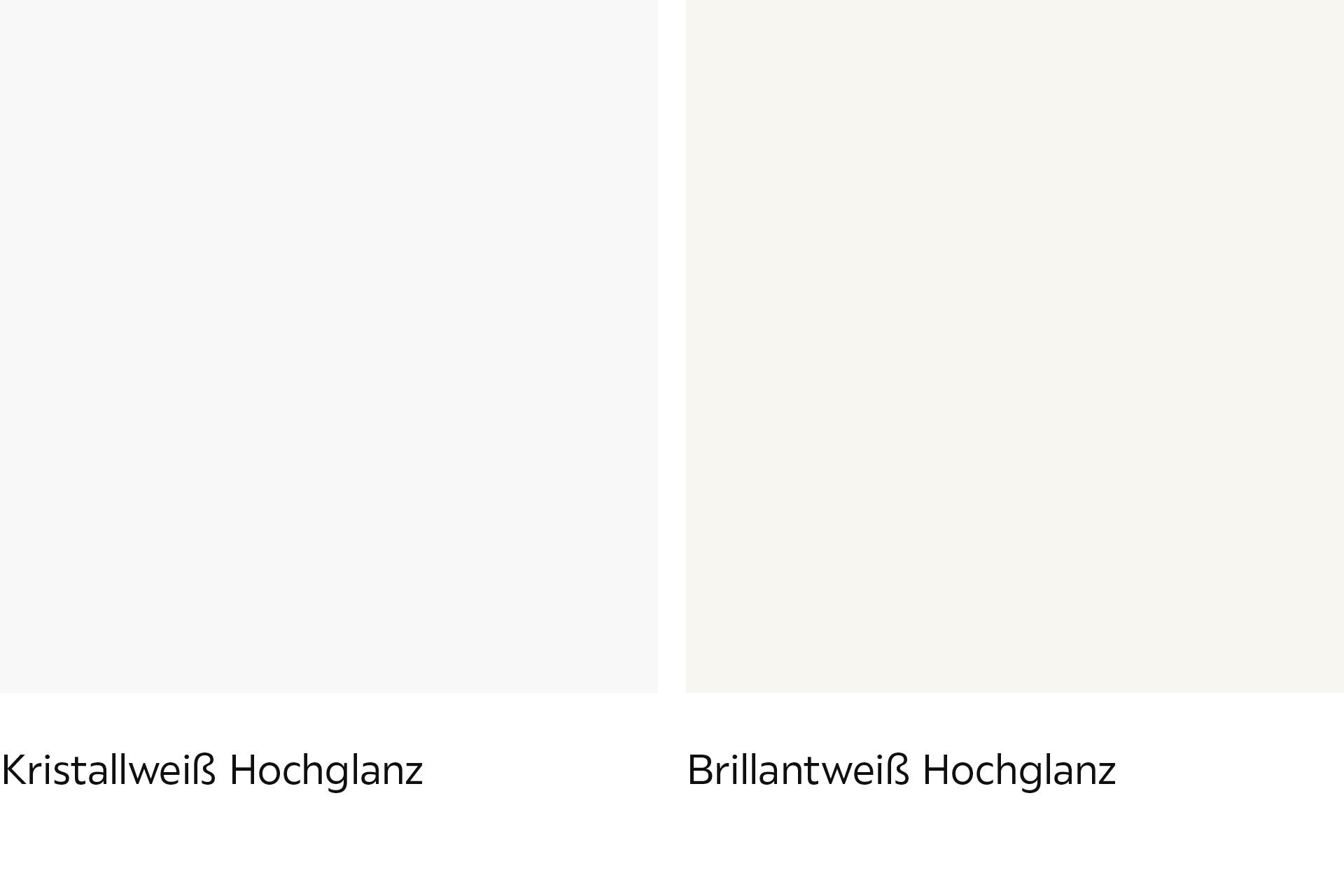 Fronten Kristallweiß hochglanz