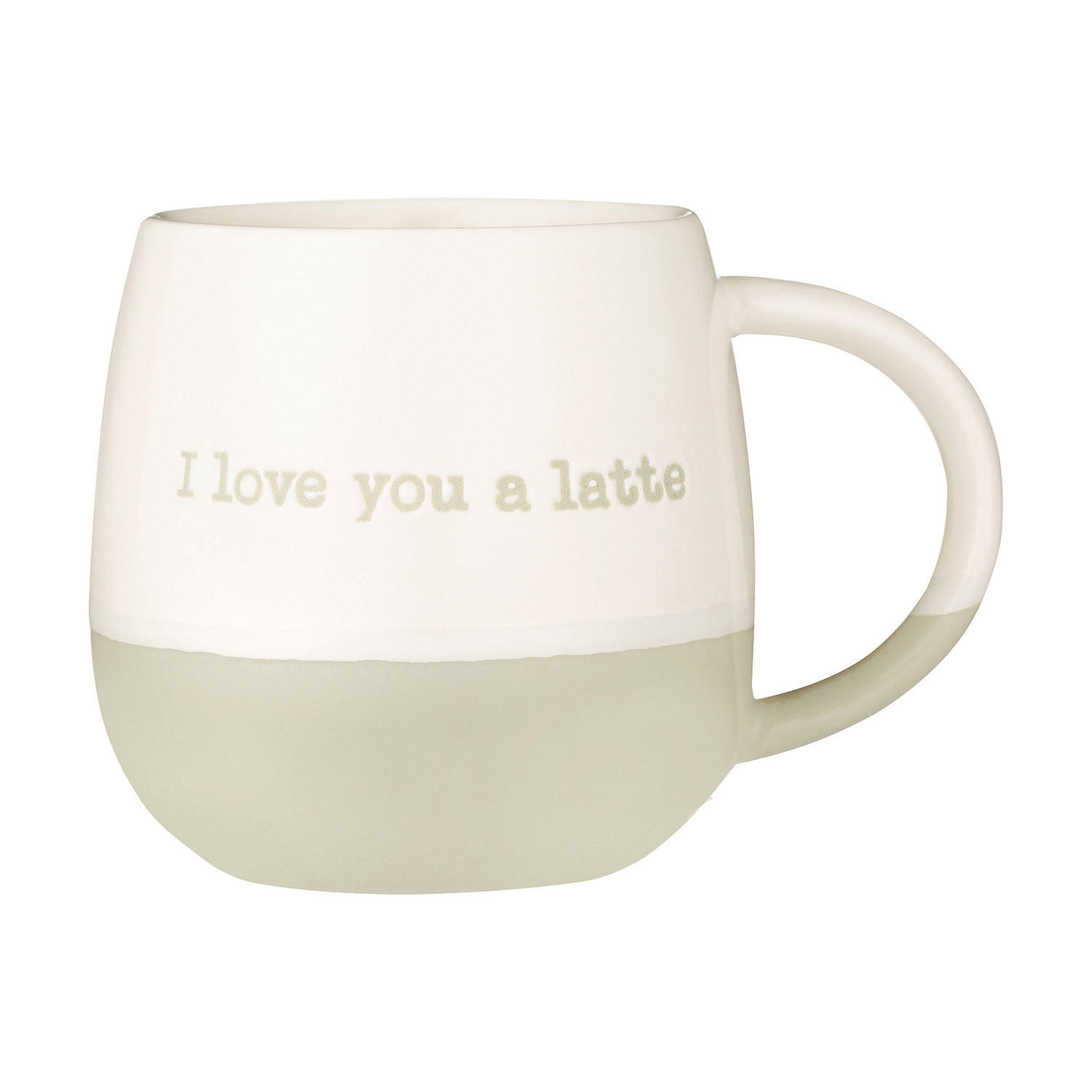 TASSE "Love You A Latte" 340 ml - Multicolor, Keramik (0.34L) - Price & Kensington