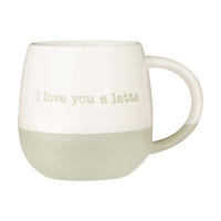 TASSE "Love You A Latte" 340 ml - Multicolor, Keramik (0.34L) - Price & Kensington