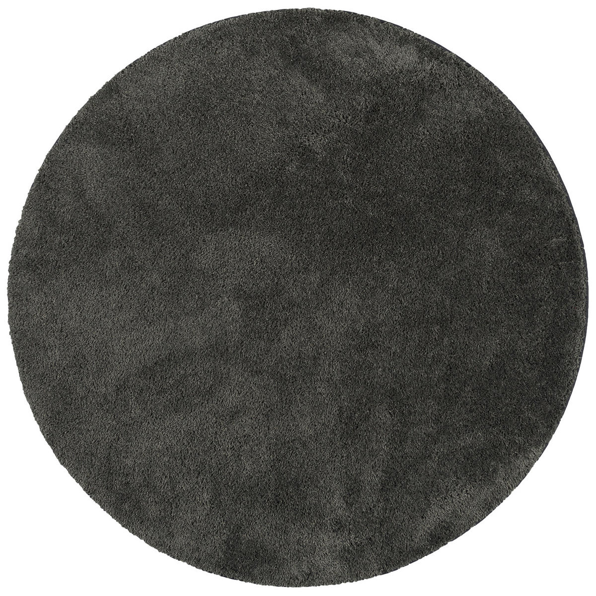 HOCHFLOR SHAGGY TEPPICH PALACE RUND - Chromfarben, Textil (160/160cm) - Snapstyle