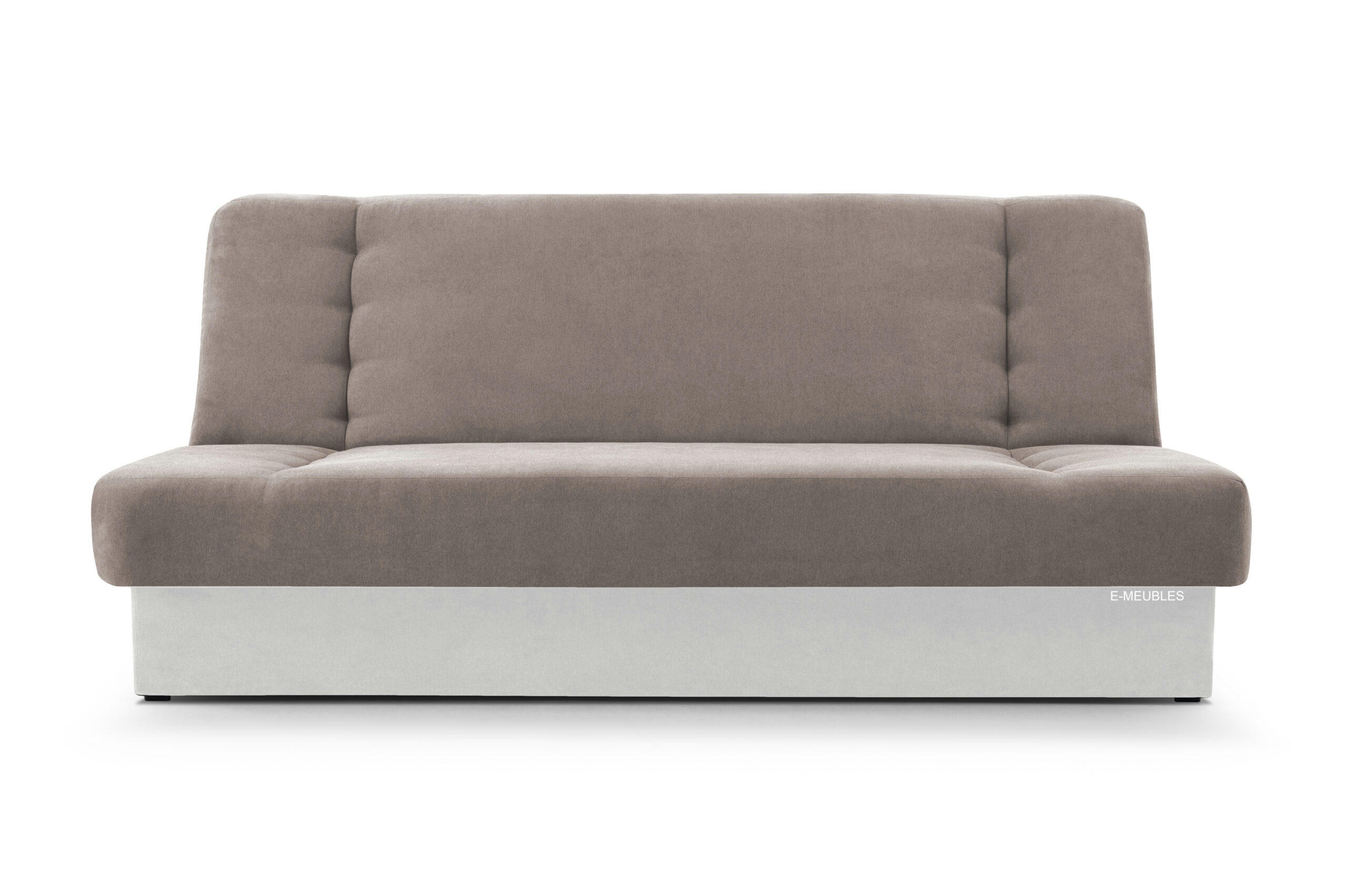 SCHLAFSOFA - Cyprus (Beige + Weiß) - Creme, Holz (192/85/92cm) - Möblo