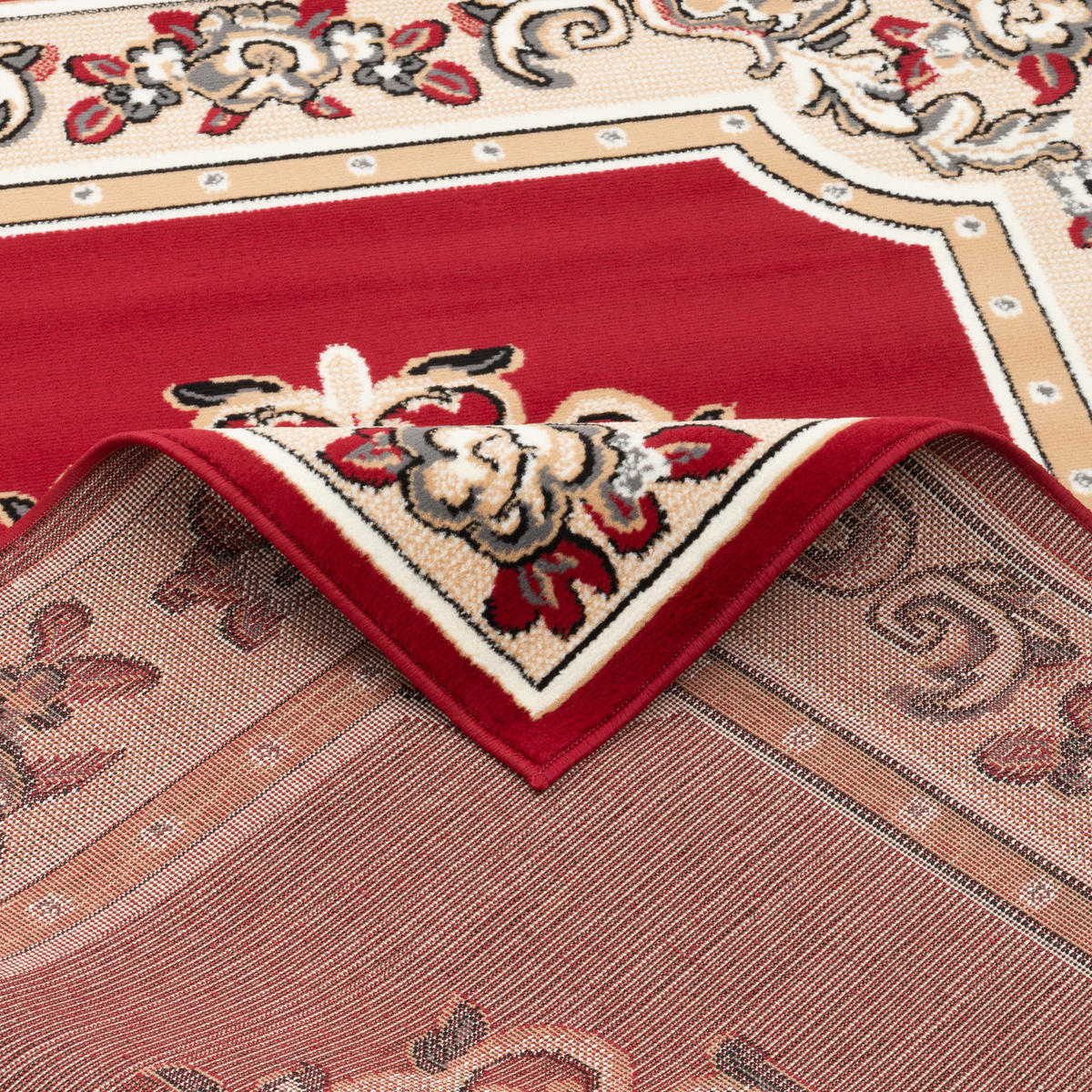 ORIENT VELOURS TEPPICH TRENDLINE - Rot, Textil (140/200cm) - Pergamon