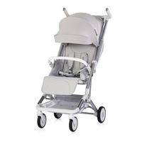 KINDERWAGEN Buggy Pocket grau klappbar Korb Frontbügel Sonnendach bis 22 kg - Grau, Metall (49/47/103cm) - Chipolino