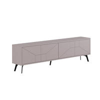 TV-MÖBEL 4 Türen L180 cm - Dune - Taupe, Holzwerkstoff (29.6/50/180cm) - Calicosy