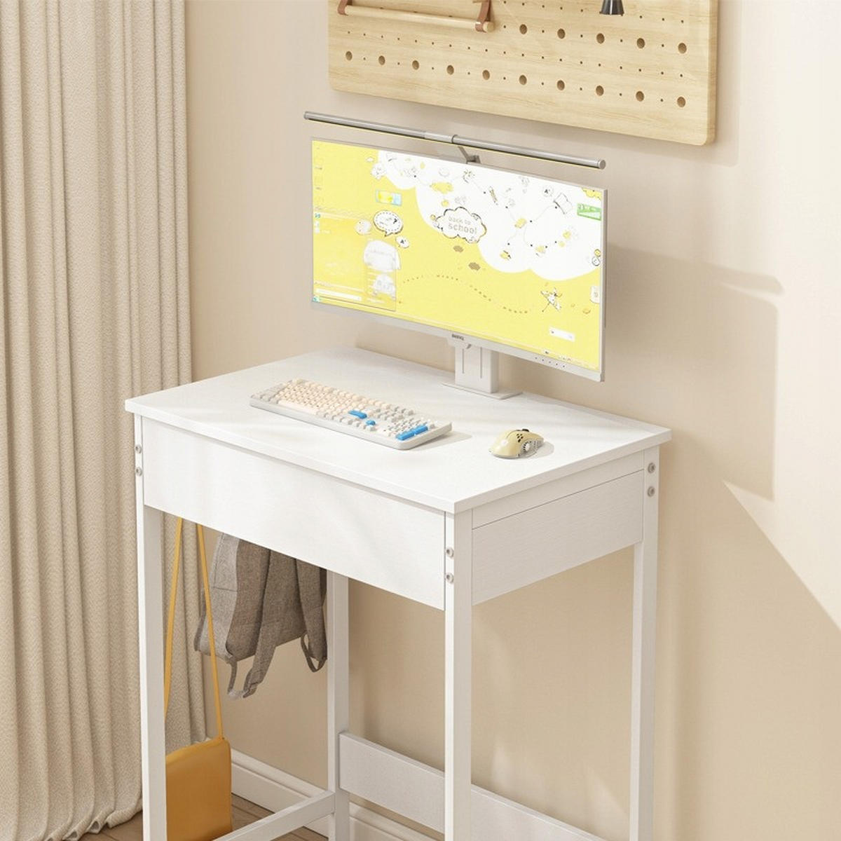 SCHREIBTISCH, weiß 60/40/70 cm - Weiß, Holzwerkstoff (40/60/70cm)