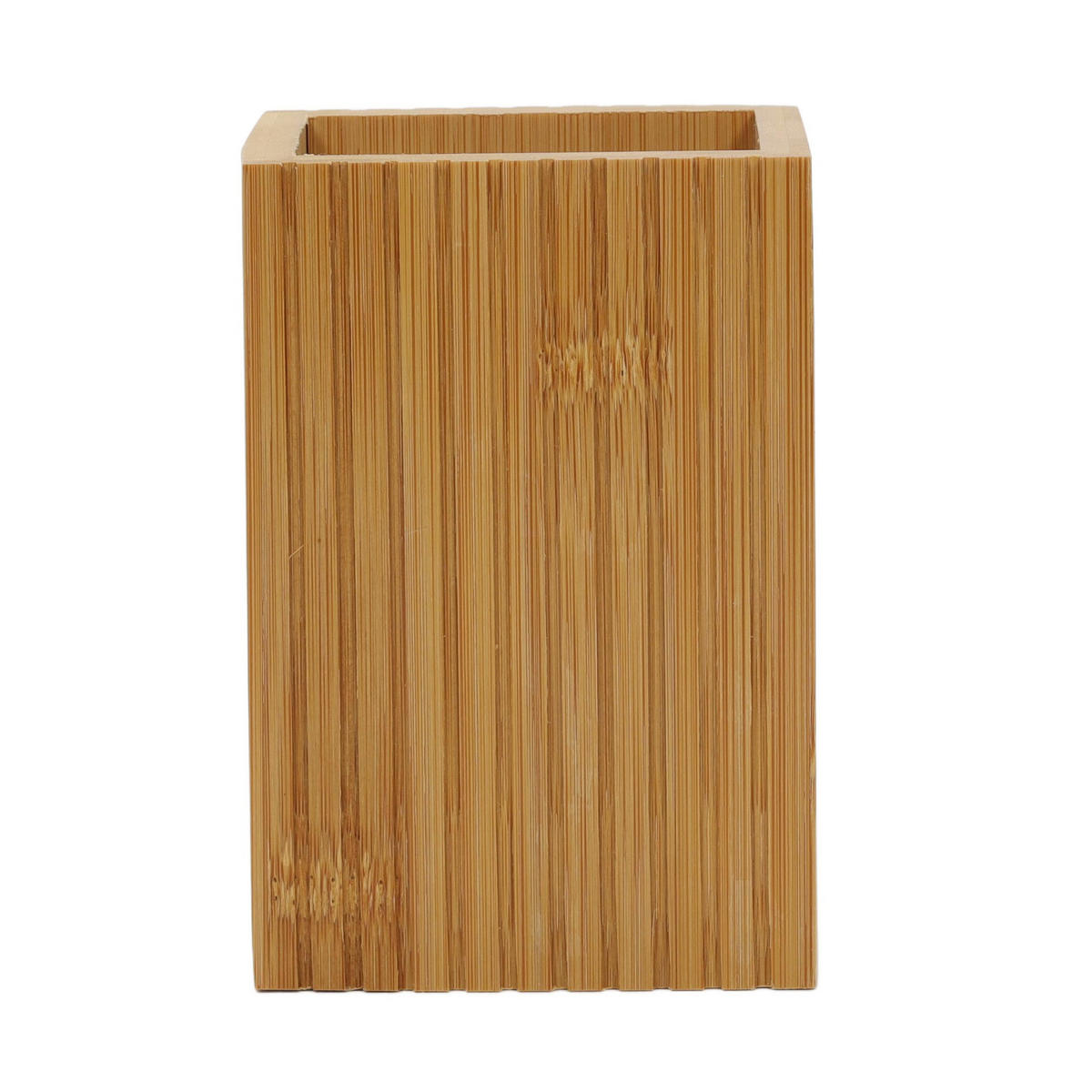 ZAHNPUTZBECHER Bambus Terre Inconnue 8,4/6,6/12,6 cm - Braun, Naturmaterialien (6.6/12.6/8.4cm) - 5five Simply Smart
