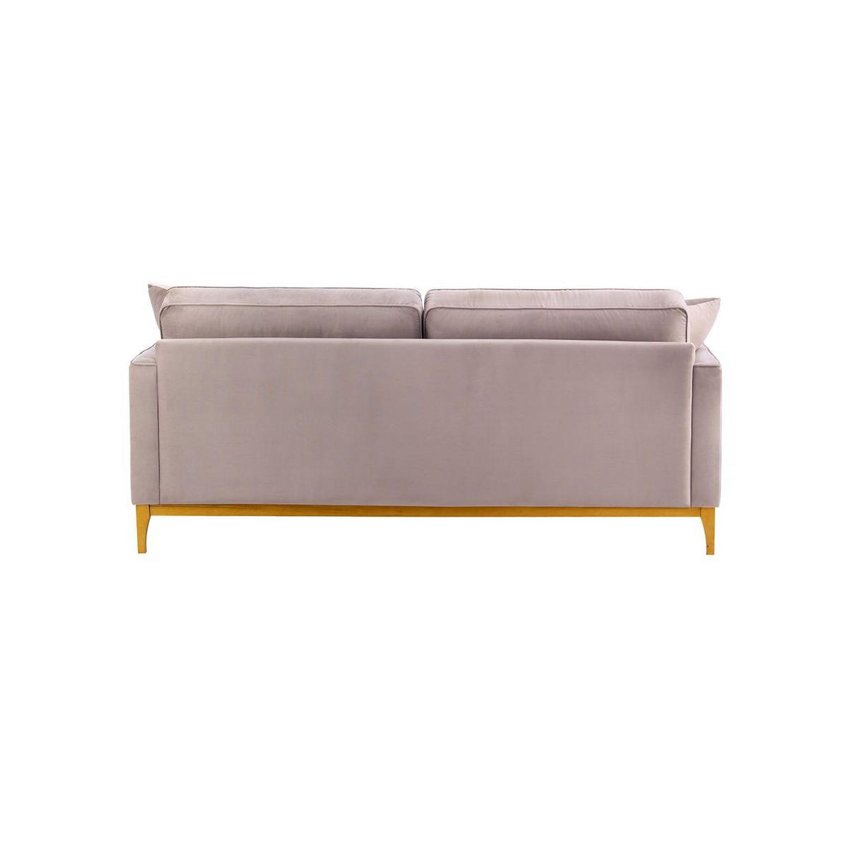 DREISITZER-SOFA Linara-Velluto 14 - Lila, Holz/Textil (201/91/95cm)