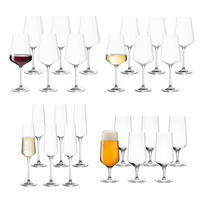 GLÄSERSET Puccini transparent 24er Set - Transparent, Glas - Leonardo Living