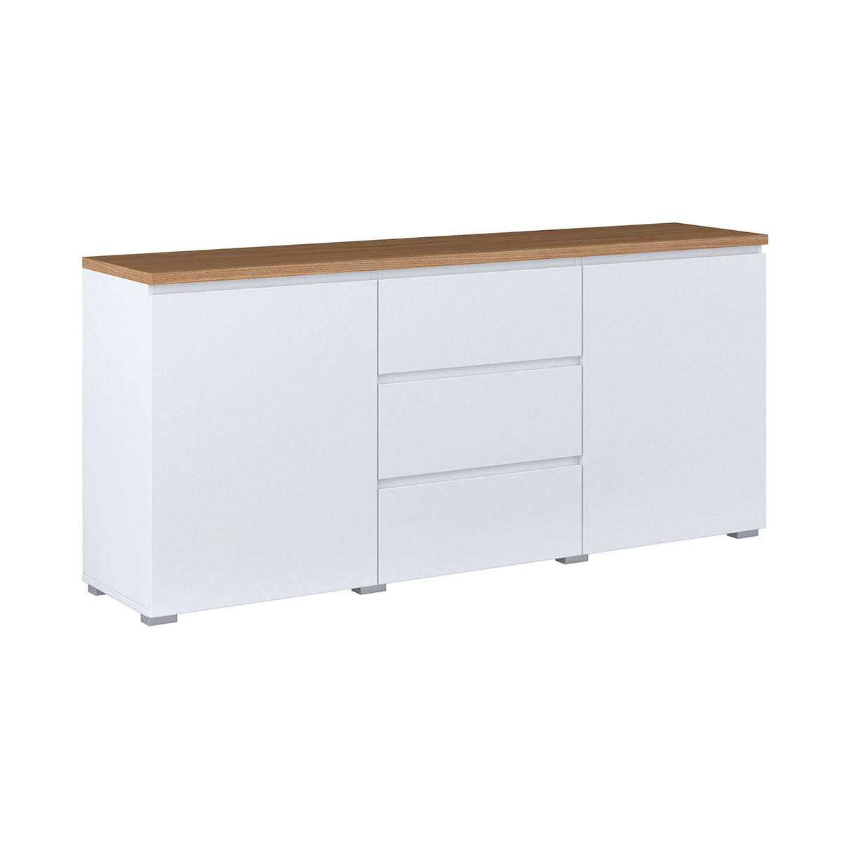 Petits-meubles SIDEBOARD Liko Bílá a dřevo