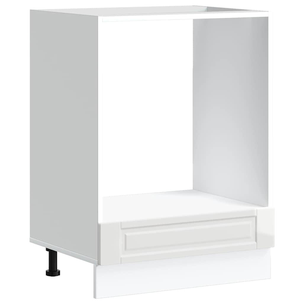 vidaXL Herdumbauschrank Weiß 46x81.5x60 cm