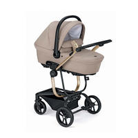 SPORT-KINDERWAGEN Taski inkl. Auto-Babyschale - Beige/Goldfarben, Kunststoff (1090/530/675cm) - Cam il Mondo del Bambino S.p.A.