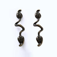 MÖBELGRIFF Vintage 2er-Set - Orange, Metall (1.2/1.2/12cm)