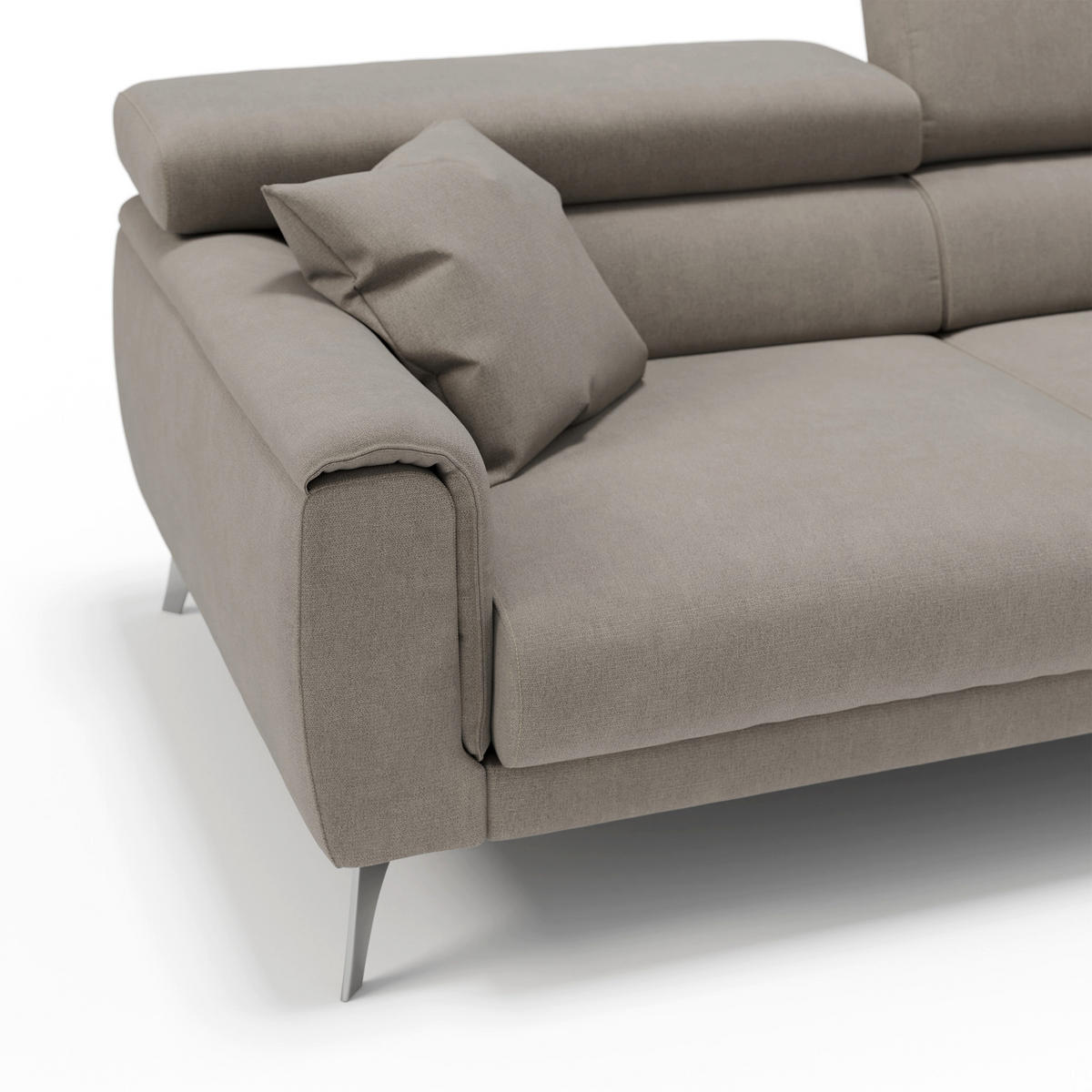 LINEARSOFA Caravaggio - Beige, Textil (199/73/102cm) - Divani.store