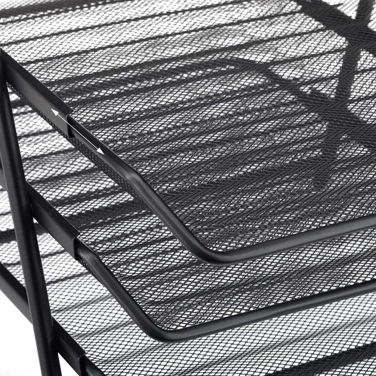 ULOŽENIE dokumentov - čierna, kov (29.5/27/35.5cm) - Relaxdays