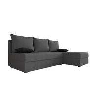 ECKSOFA HEWLET L Sawana 05 Rechts mit Schlaffunktion - Grau, Textil (200/140cm) - Bedante