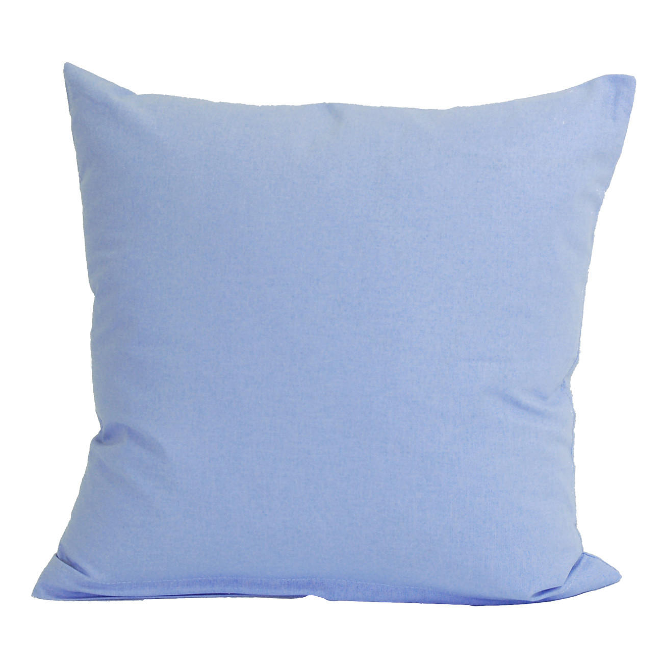 KISSENBEZUG Basic 100% Baumwolle hellblau 80/80 cm - Hellblau, Textil (80/80cm) - beties Heimtextil