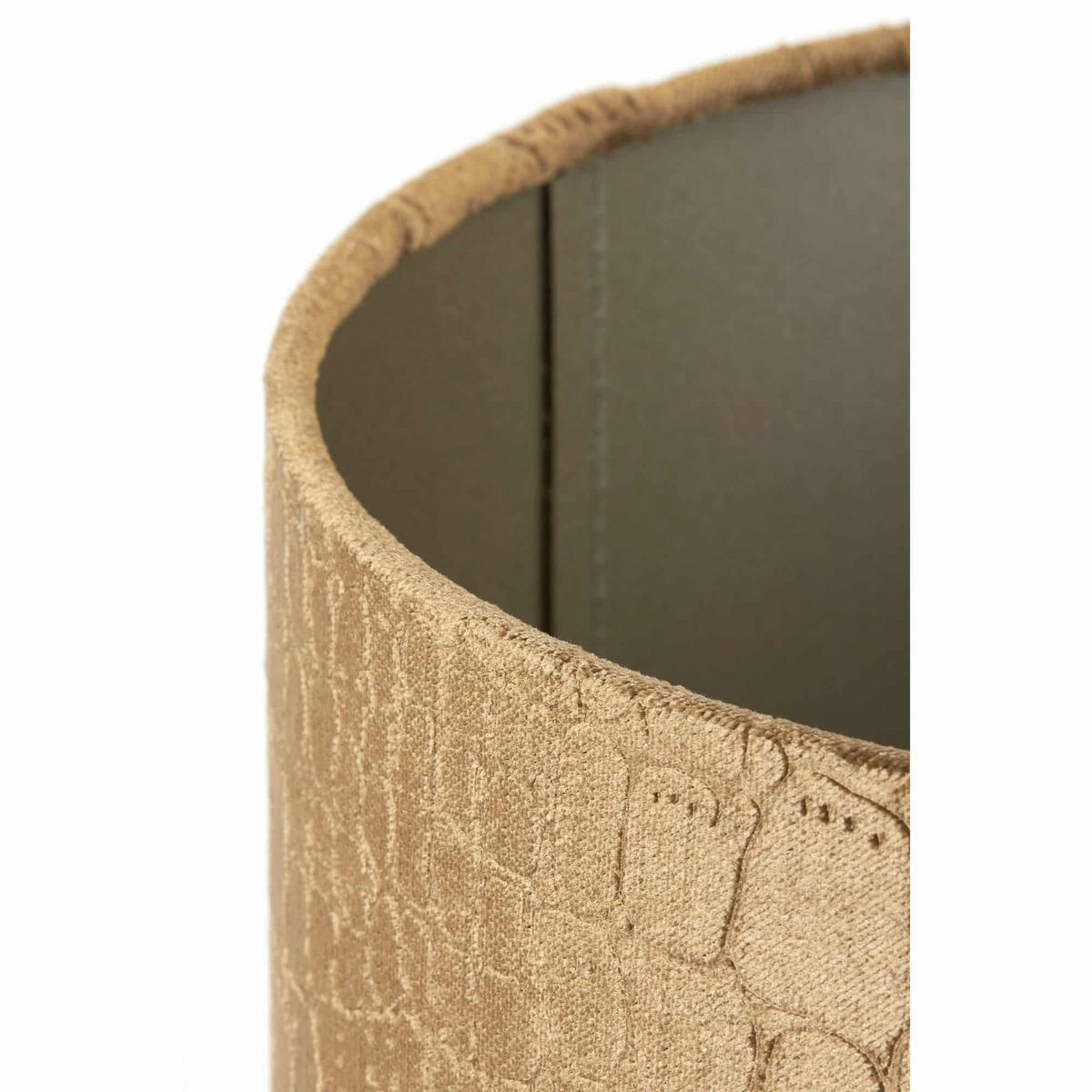 LAMPENSCHIRM Praya Braun Ø30/21 cm - Braun, Textil (30/30/21cm) - Light & Living