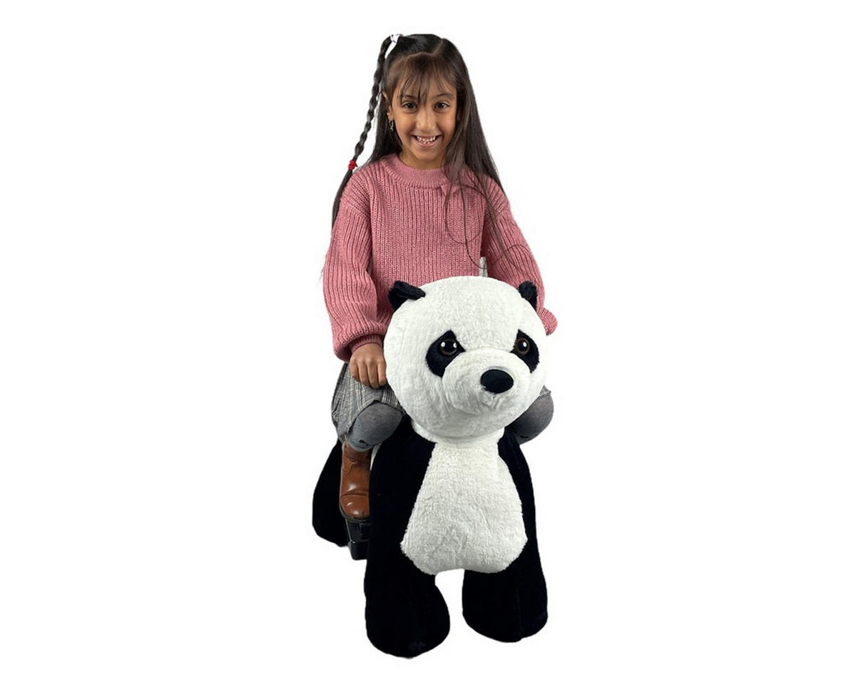 REITPANDA Pochoo schwarz-weiß - Schwarz, Kunststoff (80/48/75cm) - TPFLiving