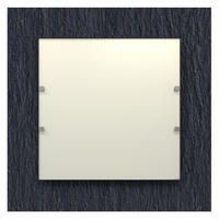 LED-DECKENLEUCHTE - Schwarz, Metall (41/41/6cm) - Lumicom