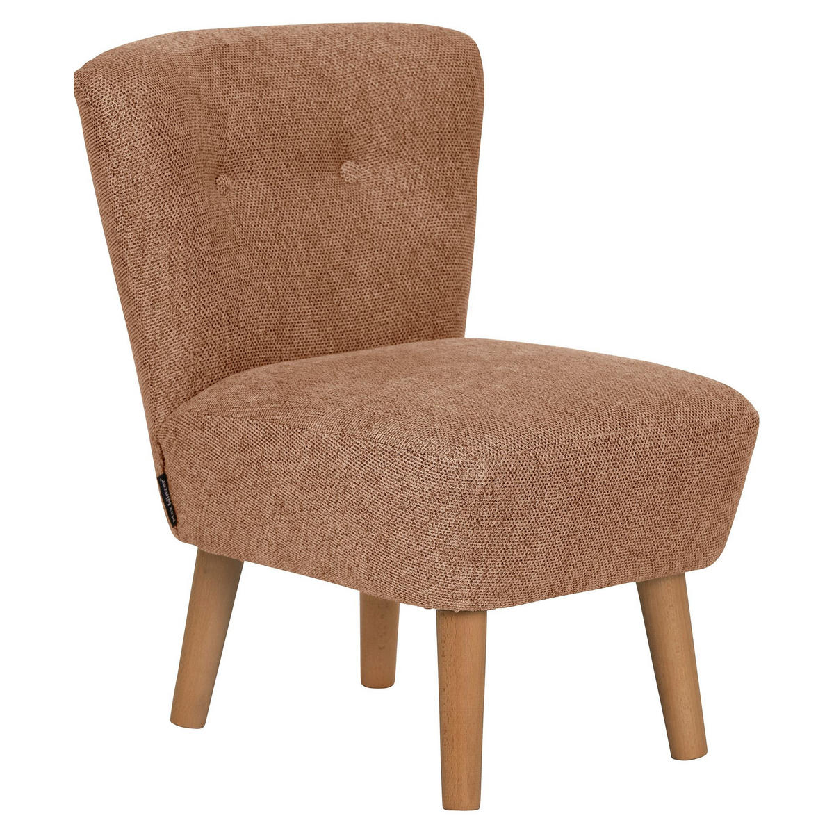 KINDERSESSEL Katya Flachgewebe hellbraun - Hellbraun, Kunststoff (41/54/50cm) - 58aufmkessel