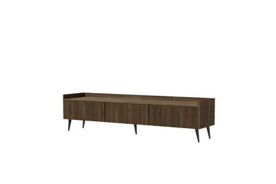 Deine Möbel 24 Tv-Lowboard Walnuss 180x45x41 cm
