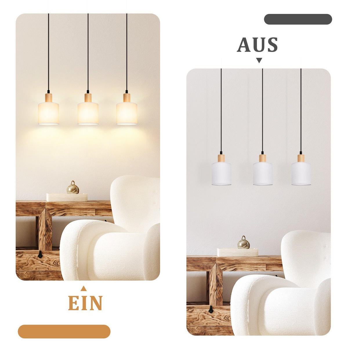 PENDELLEUCHTE Cordelia 47/2.5/173 cm - Weiß, Metall (47/2.5/173cm) - ZMH