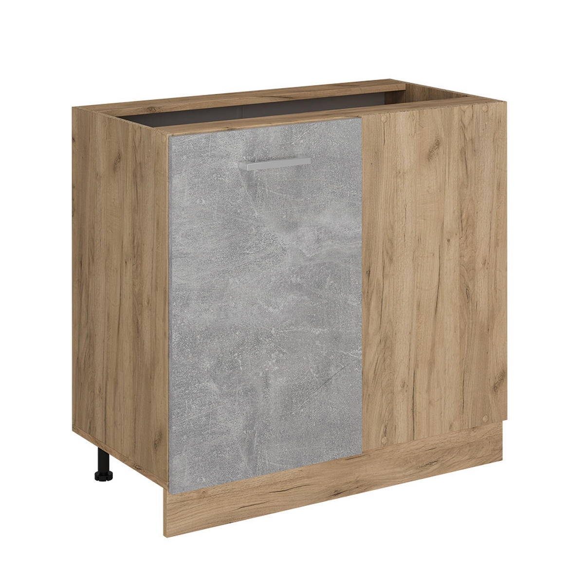 Honigeiche/Grau, Holzwerkstoff (86/81.6/46cm) - Vicco