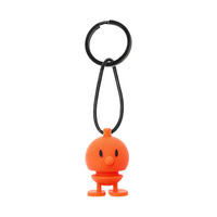 SCHLÜSSELANHÄNGER Bumble orange 3 x 1,5 cm - Orange, Kunststoff (1.5/3/1.5cm) - Hoptimist