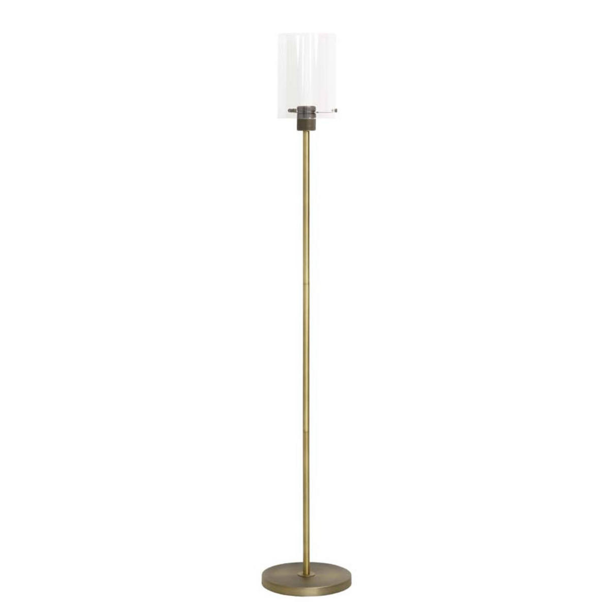 STEHLEUCHTE VANCOUVER Ø25x151 cm, Glas, Bronze - Bronzefarben, Glas (25/25/151cm) - Light & Living