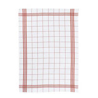 GESCHIRRTUCH Carreaux rot 50 x 70 cm - Rot, Textil (70/50cm) - Winkler