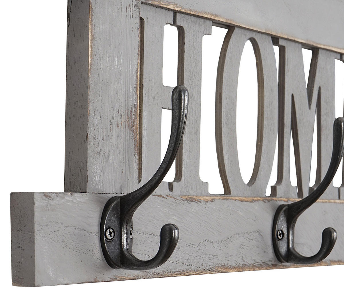 WANDGARDEROBE HOME SHABBY-LOOK Grau - Grau, Holz (55/21/7cm) - MCW