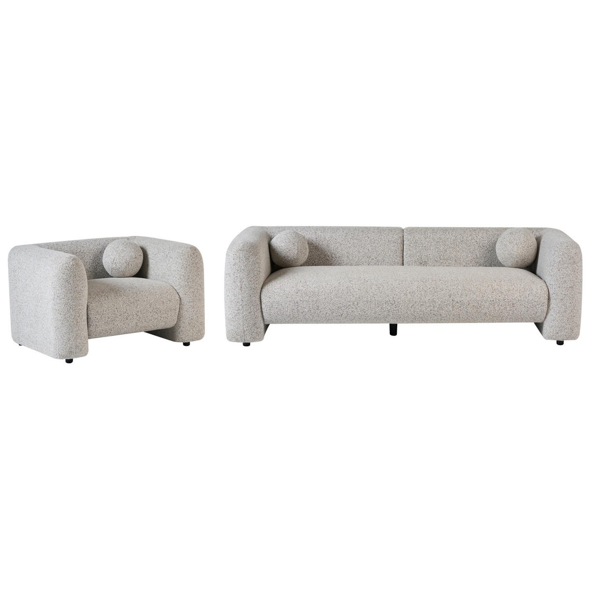 SADA POHOVEK 4-místná Béžová Leiren - béžová, textil (224/68/87cm) - Beliani