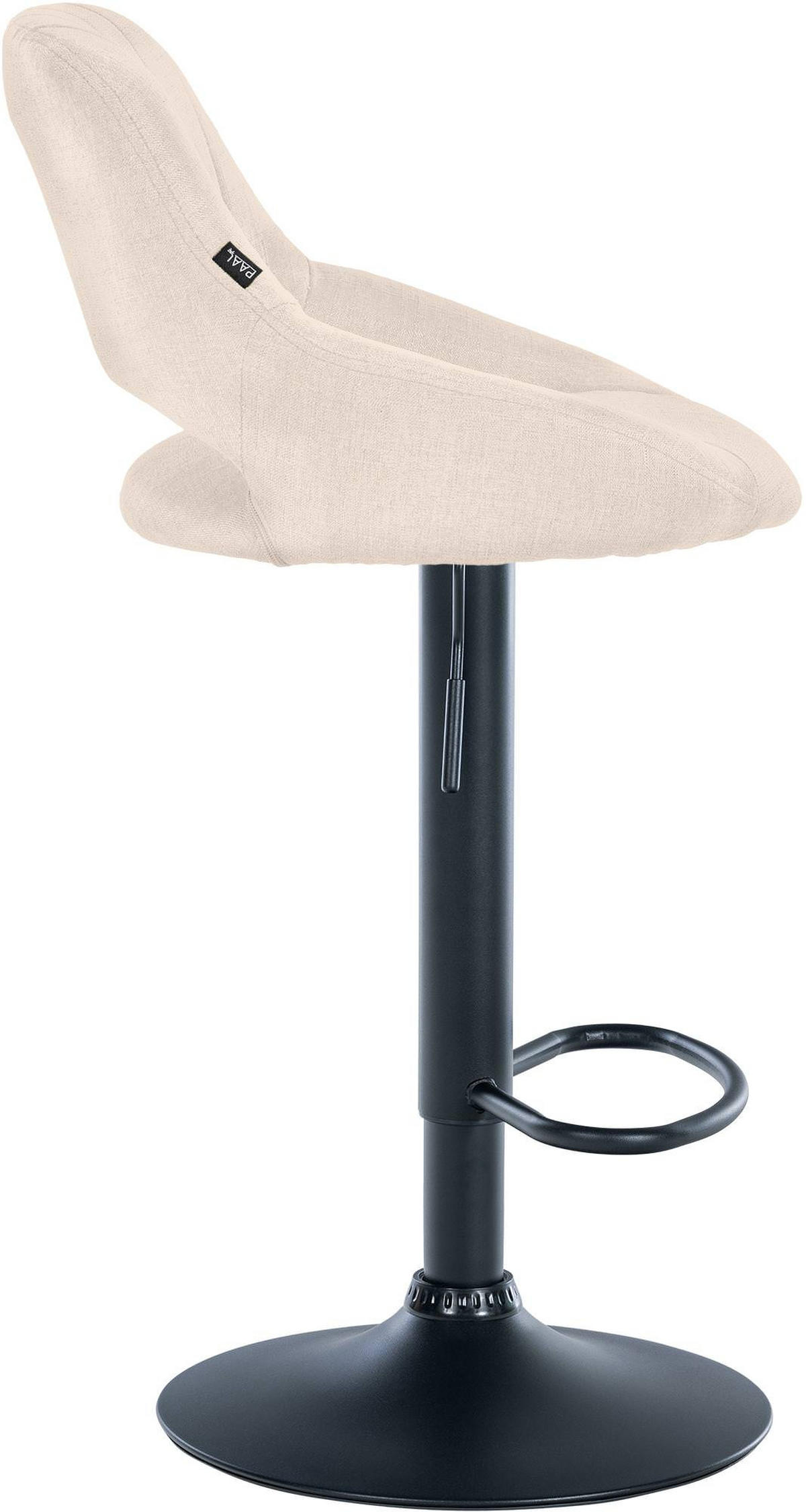 BARHOCKER 2er Set Stoff creme - Creme, Textil (47/85/48cm) - CLP