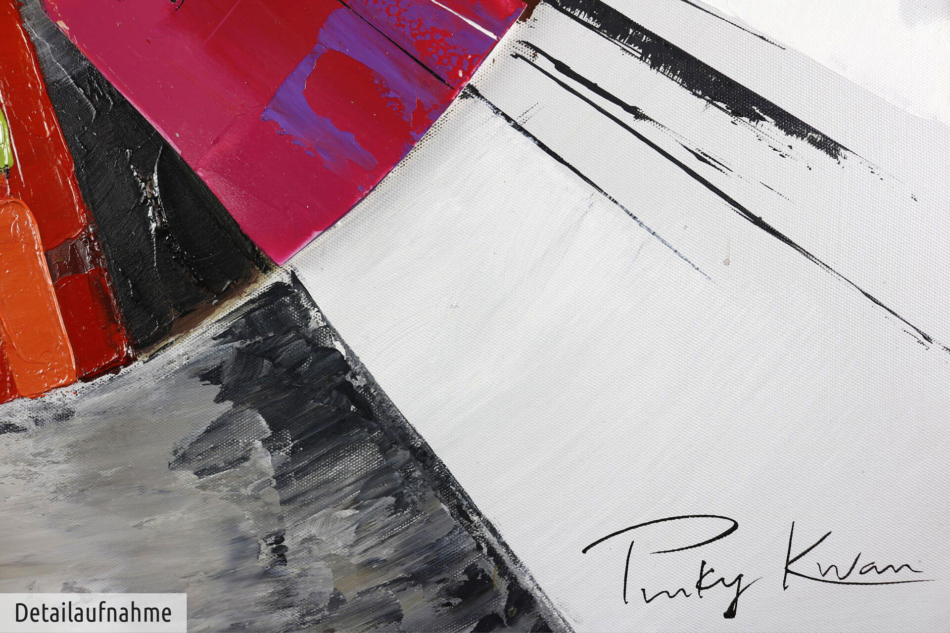 ÖLGEMÄLDE 80/80 cm - Silberfarben/Multicolor, Holz/Textil (1.6/80cm) - KUNSTLOFT