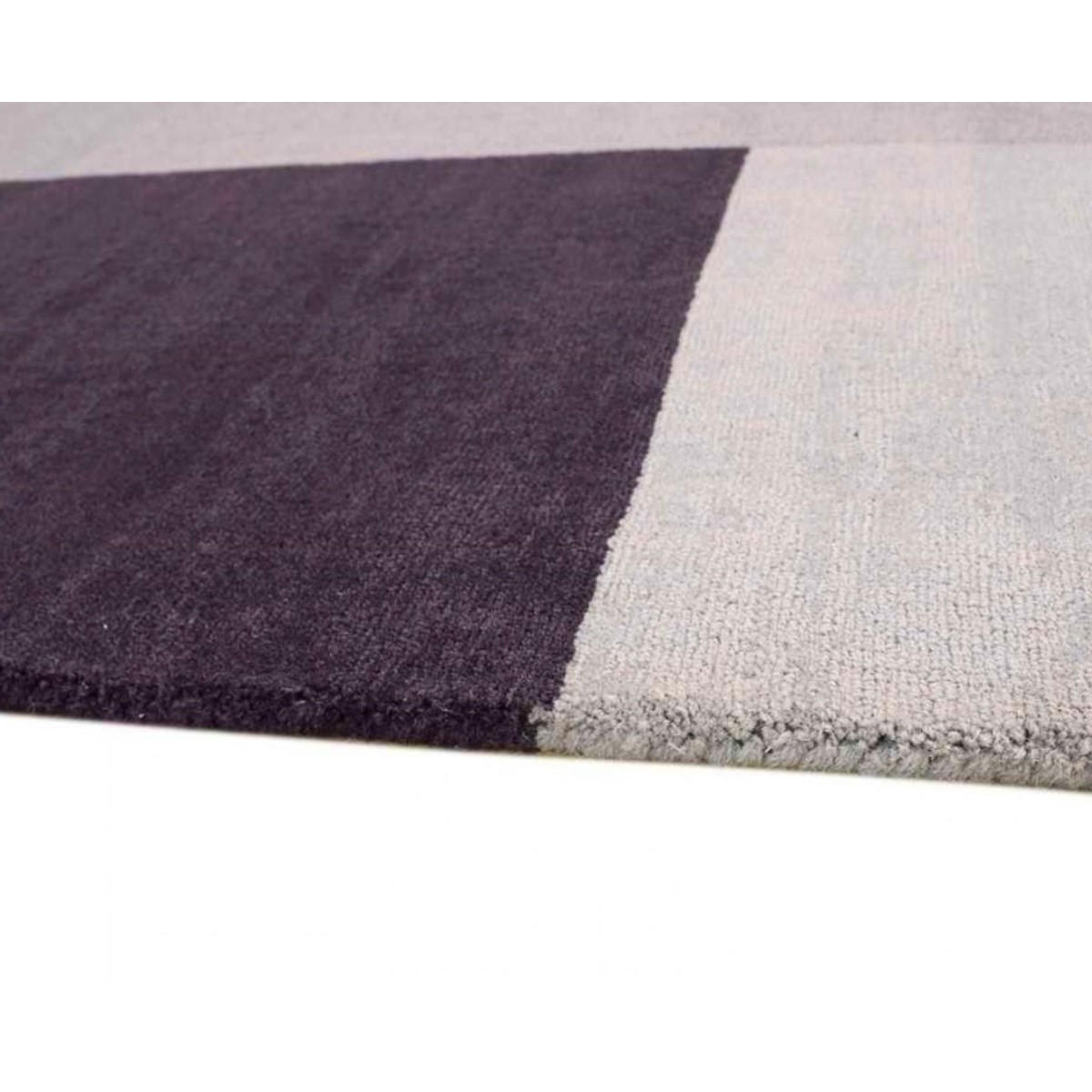 TEPPICH aus reiner Wolle, getuftet Lila 160 x 230 cm - Lila, Naturmaterialien (160/230cm) - Novatrend