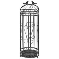 SUPORT PENTRU UMBRELĂ metal negru Amboise - negru, metal (21/61/21cm) - Beliani