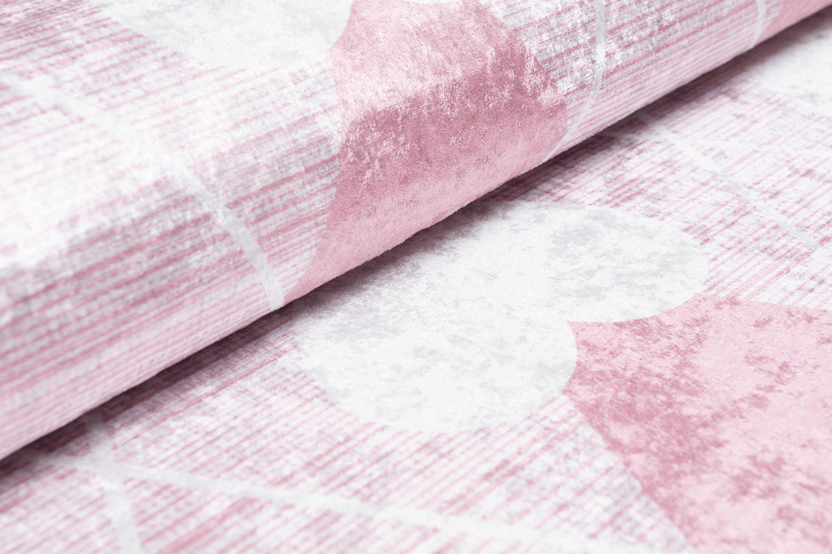 TEPPICH EMMA Rosa 160/230 cm - Rosa, Kunststoff (160/230cm) - Tapiso