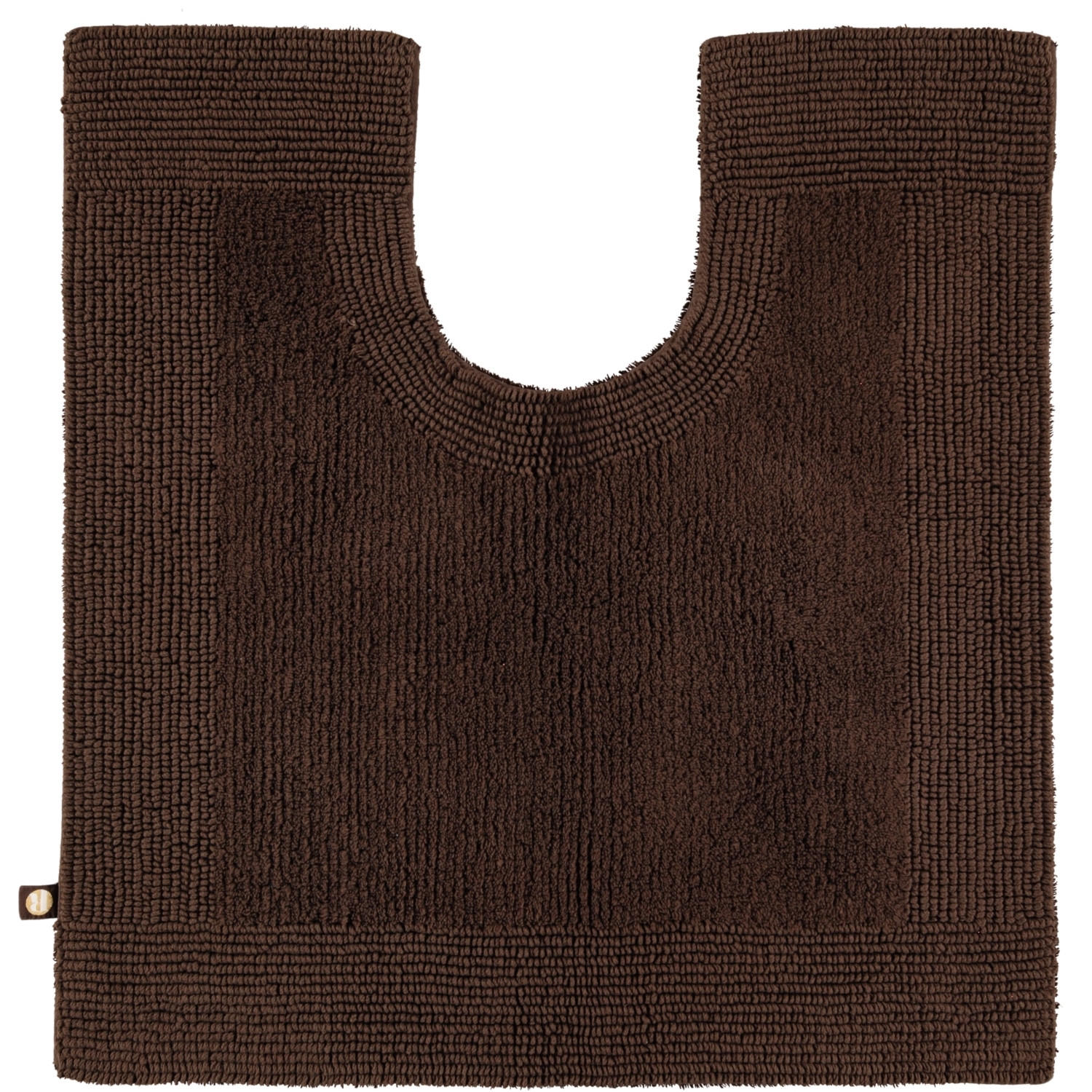 Rhomtuft Wc-Vorleger Braun 60x60 cm