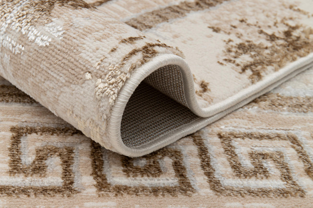 TEPPICH ARES Braun 180/250 cm - Braun, Kunststoff (180/250cm) - Tapiso