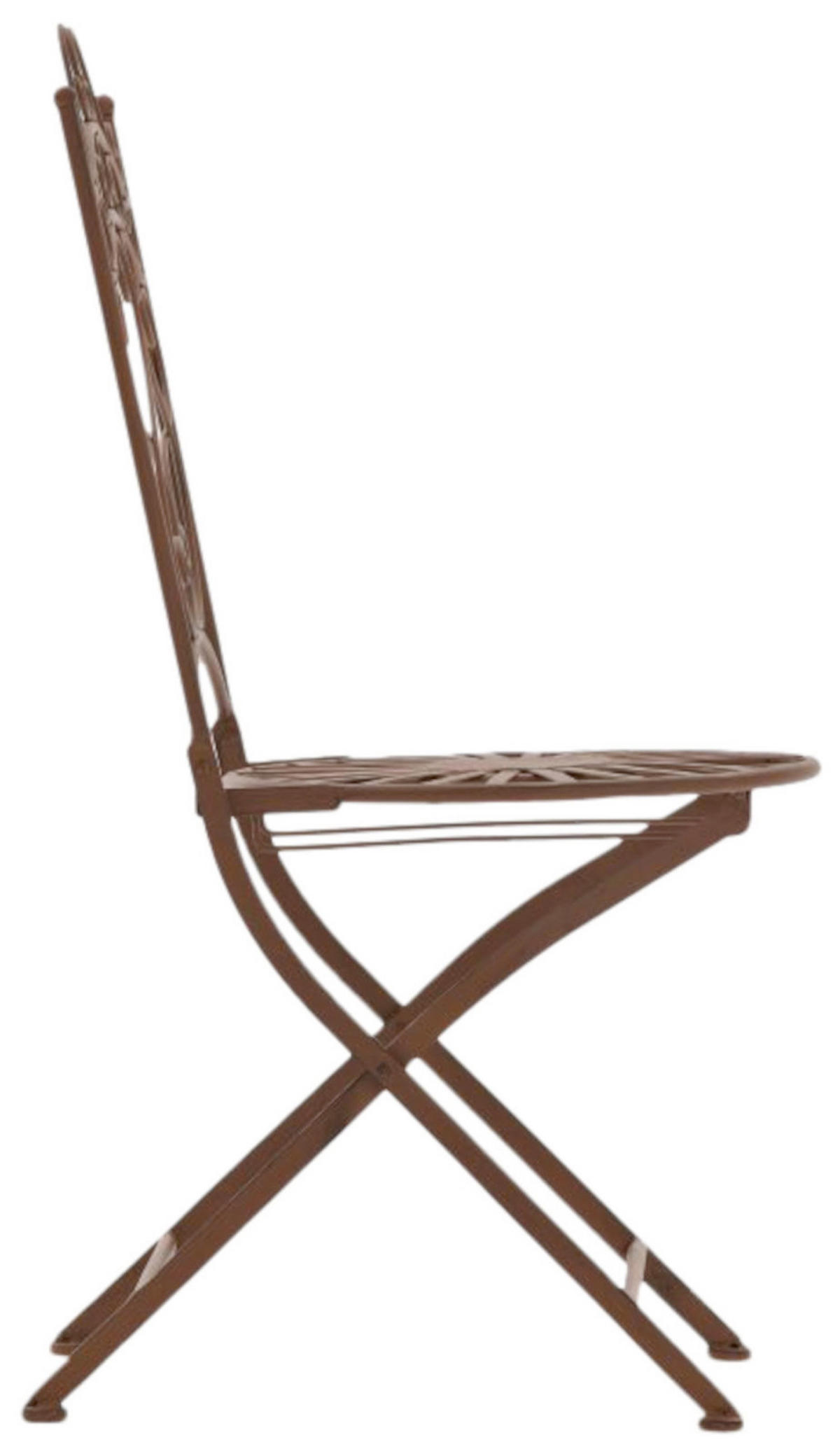 GARTENSTÜHLE Indi - 2er Set - antik braun - Braun, Metall (40/50/92cm) - TPFGarden