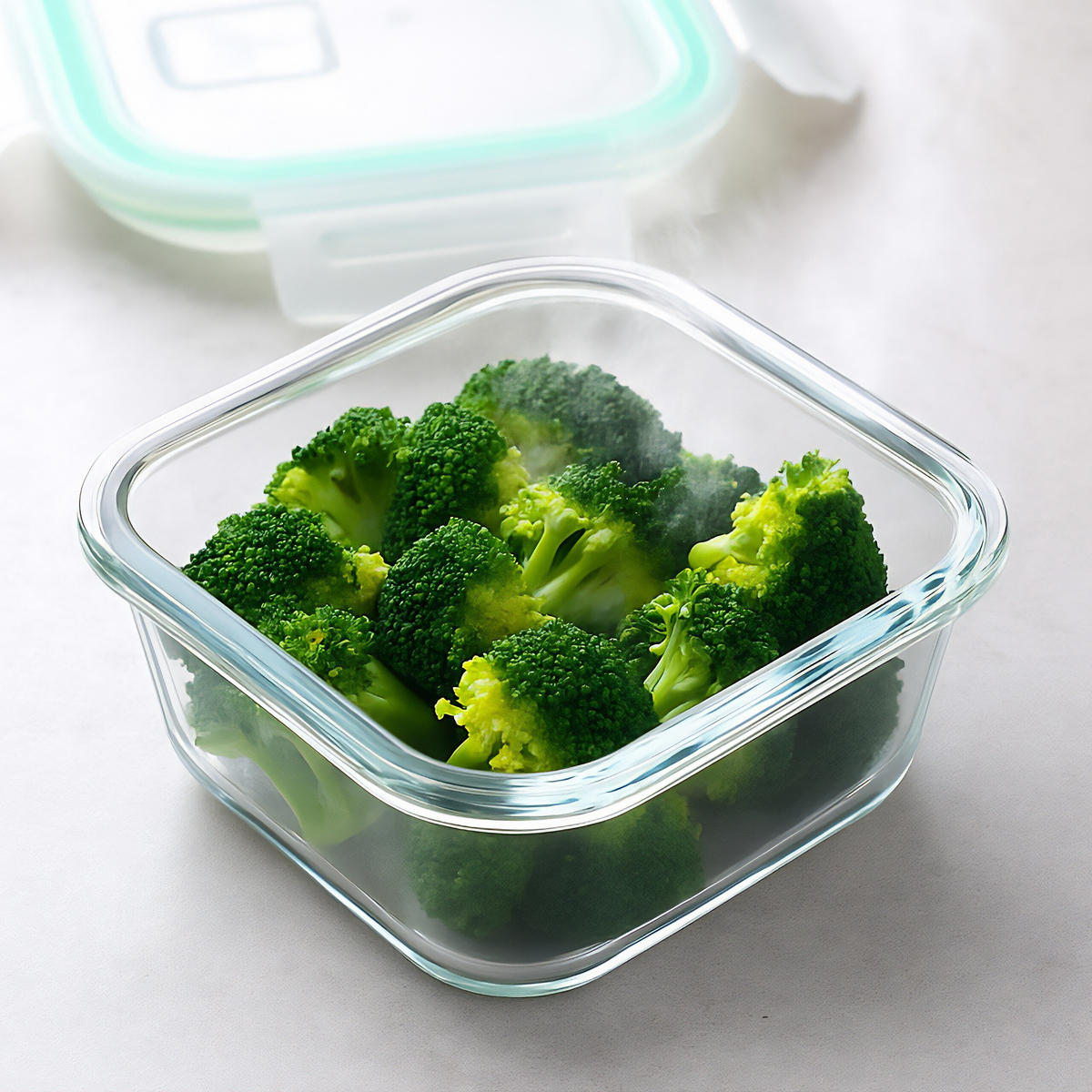 GLASBEHÄLTER-SET - Transparent, Glas/Kunststoff (12/6/12cm) - Relaxdays