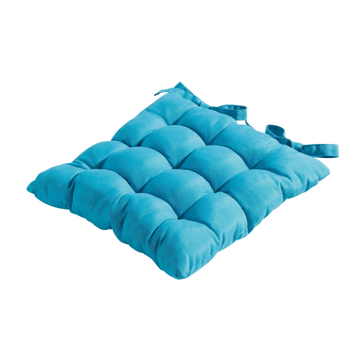 SITZKISSEN Panama 46/46 cm 4er-Set - Blau, Textil (46/6/46cm) - Madison