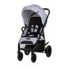 KINDERWAGEN Insta grau Fußabdeckung, Federung, Korb, Gurt, klappbar - Grau, Metall (87/53/105cm) - Chipolino