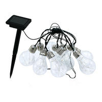 SOLAR-LICHTERKETTE FANTASY schwarz - Schwarz, Metall (375/1/1cm) - Lumisky