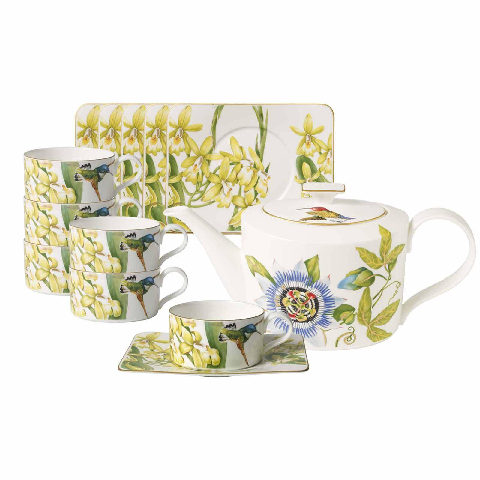TEE-SET Amazonia bunt 13er Set - Multicolor, Keramik (1/1/1cm) - Villeroy & Boch