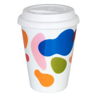 KAFFEEBECHER to go Flow - Naturfarben, Keramik (0.38L) - Könitz