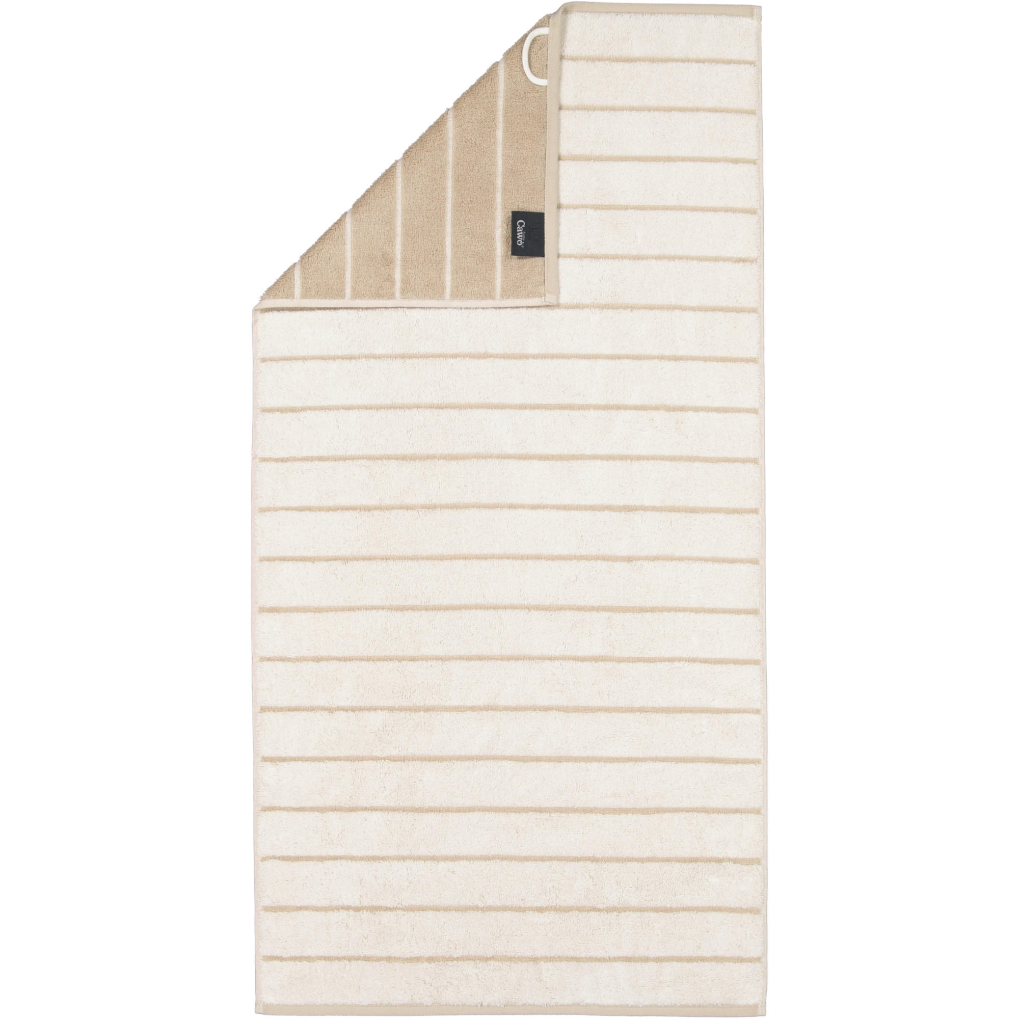 HANDTUCH BALANCE DOUBLEFACE 6232 NATUR - 33 - Naturfarben, Textil (50/100cm) - Cawoe