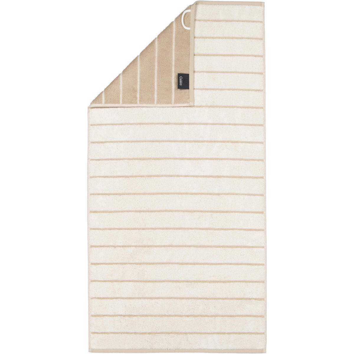 HANDTUCH BALANCE DOUBLEFACE 6232 NATUR - 33 - Naturfarben, Textil (50/100cm) - Cawoe
