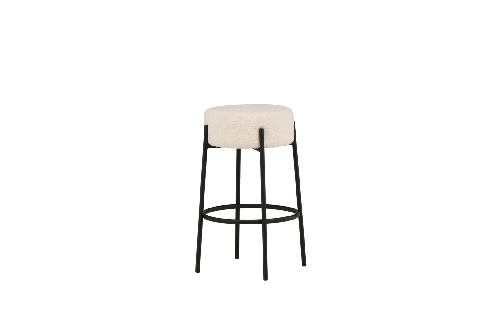 BARHOCKER weiß - Weiß, Holzwerkstoff (50/70/50cm) - ebuy24